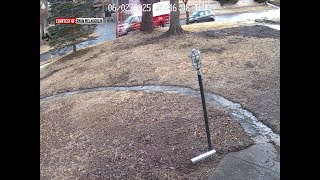 WATCH: Security camera catches Des Moines crash involving ambulance, firetruck