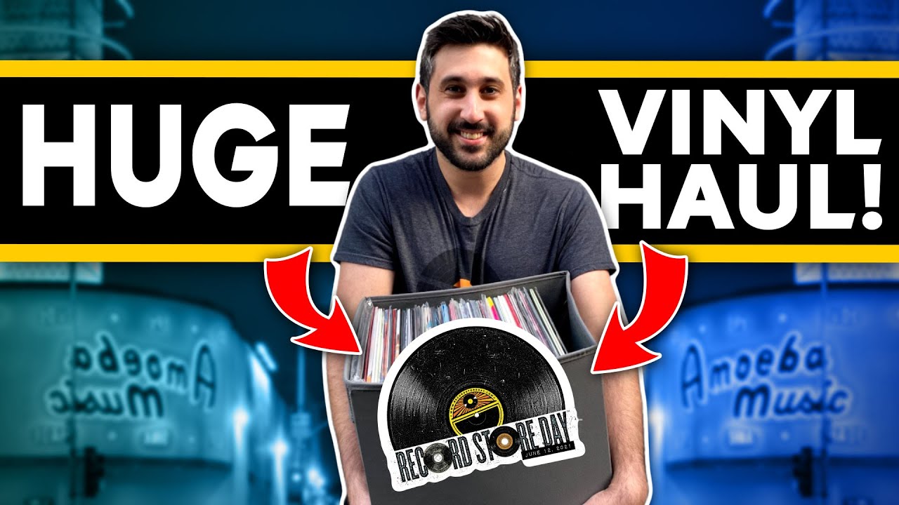 Mega Vinyl Haul - Amoeba San Francisco and Berkeley in One Day!