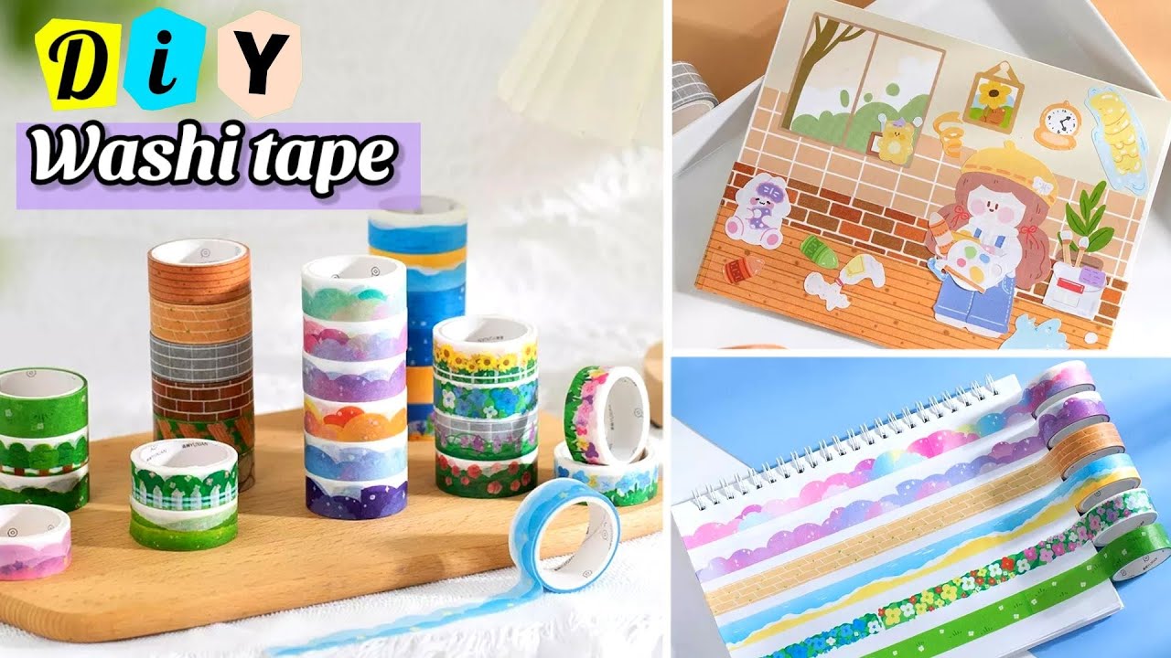 Washi Tape Creative Journal Tape Cute Journal Tape Diy - Temu