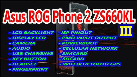 Asus ROG Phone II ZS660KL: AUDIO, HEADSET, CELLULAR NETWORK, SIMCARD