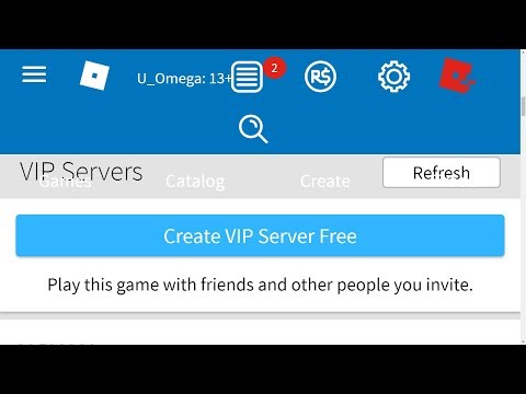 Roblox Cach Tạo Server Vip Miễn Phi Khong Tốn Robux Youtube - hướng dẫn cach để vao server free ngon như sever vip trong roblox