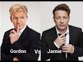 Gordon Ramsey Vs Jamie Oliver chopping onions