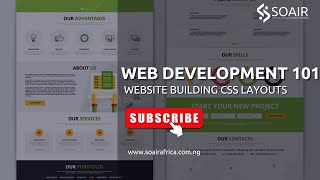 SOAIR WEB DEVELOPMENT GUIDE: CSS Layouts