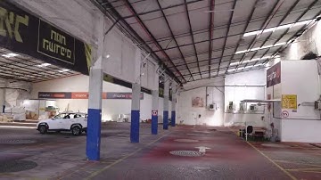 Industrial Hangar - Laser Scan + 2D Floor Plan