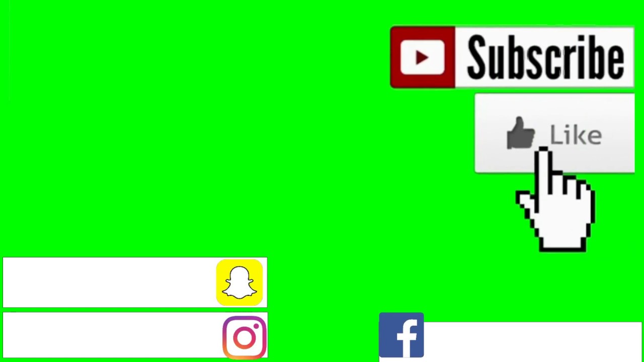 Snapchat Logo Green Screen