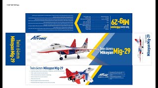 Arrows hobby 藍箭  雙 64mm Mig29 開箱介紹+組裝介紹