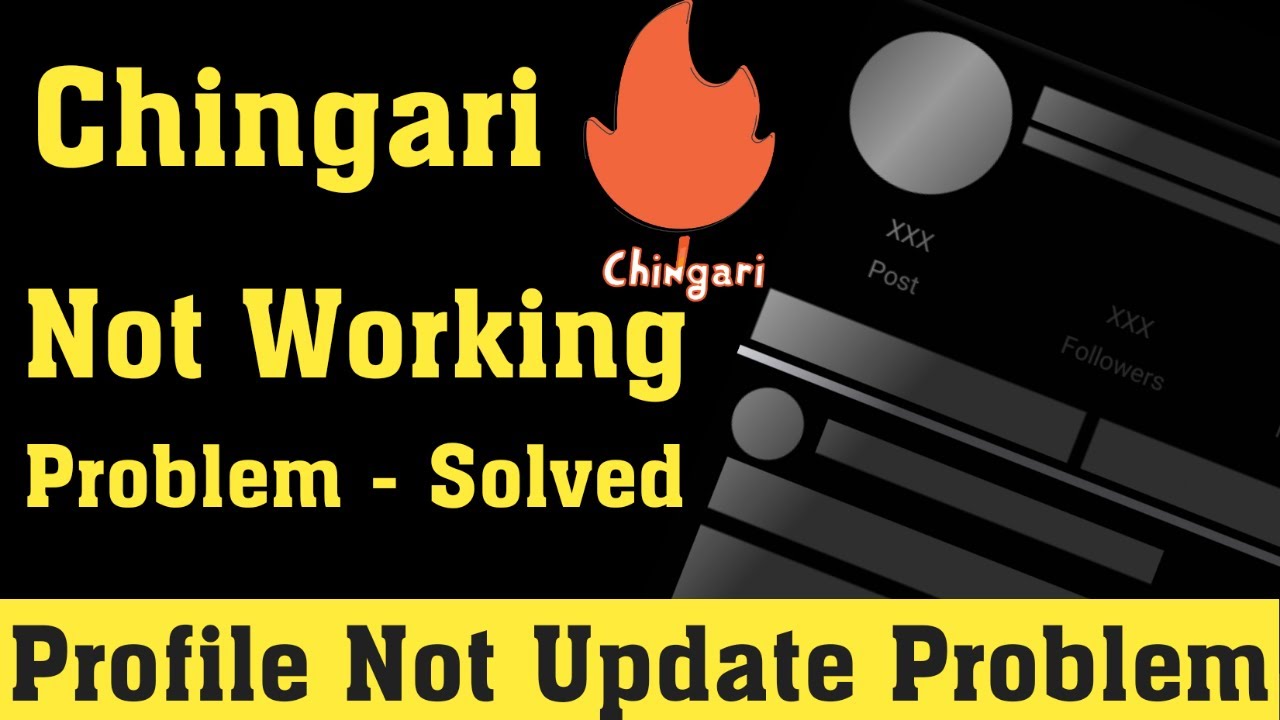 Chingari App Not Working Problems Solved || chingari Profile Problem || chingari app