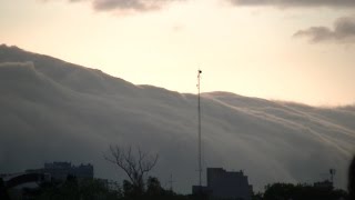 Frente frio cruzando la Ciudad de Buenos Aires 23-09-2014