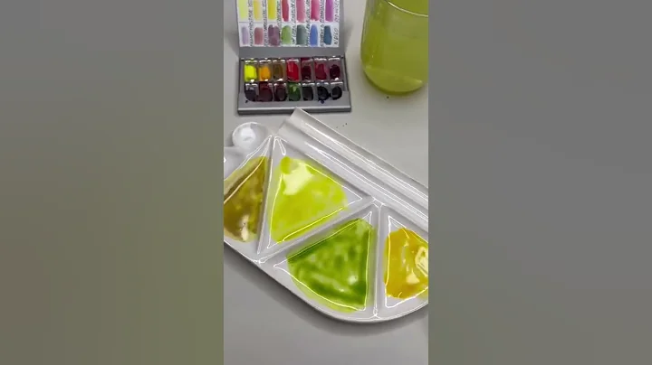 Mixing Watercolors for Lemon Painting