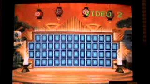 PS2 Wheel of Fortune 3rd Run (Game 16 part 2)