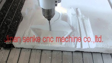 SKW-1325B spindle rotate 180 degree freely 4 axis foam cnc router from senke
