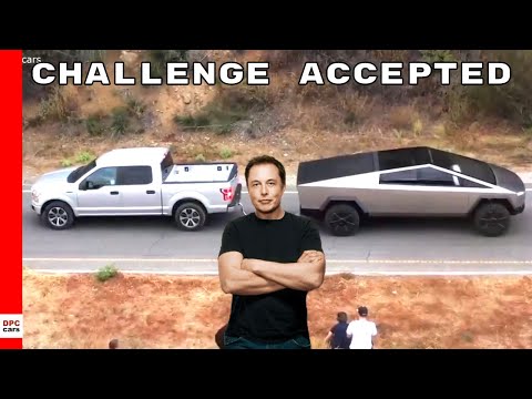 Elon Musk Accepts Tug Of War Challenge Between Tesla Cybertruck vs Ford F 150