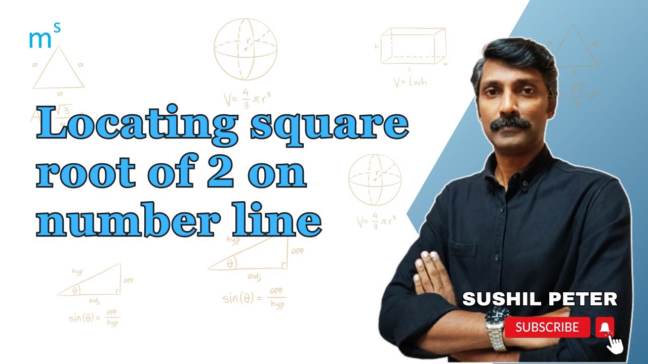 Locating root 2 on the number line - YouTube