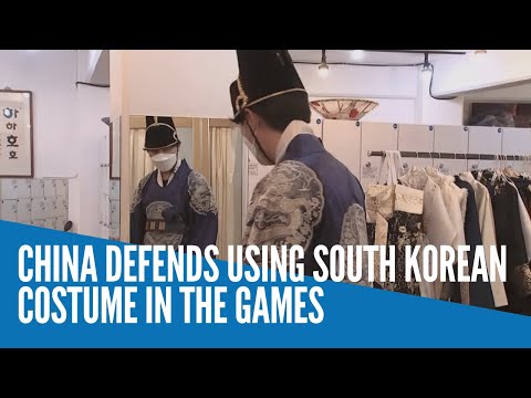 China defends using South Korean costume in the Games