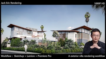Lumion 9 Rendering Exterior Tutorial #14 Wild villa render workflow