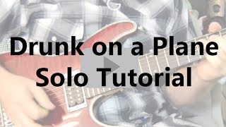 How to play Drunk on a plane lead guitar solo Lesson - Dierks Bentley