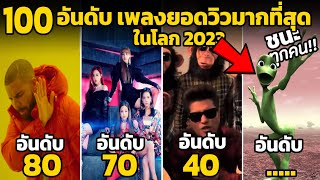 100 อันดับ เพลงที่มียอดวิวมากที่สุด ตลอดกาล YouTube 2023 (ล่าสุด)