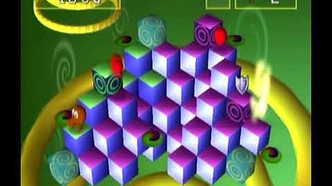 Q*Bert Dreamcast Intro + Gameplay [No Commentary]