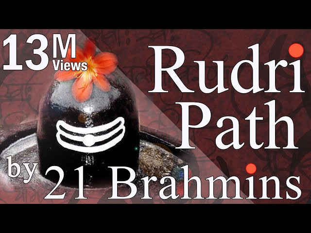 Vedic Chanting | Rudri Path by 21 Brahmins class=