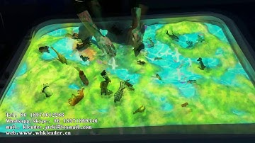 interactive sandbox projection games, AR sand table Magic Sand interactive projection game