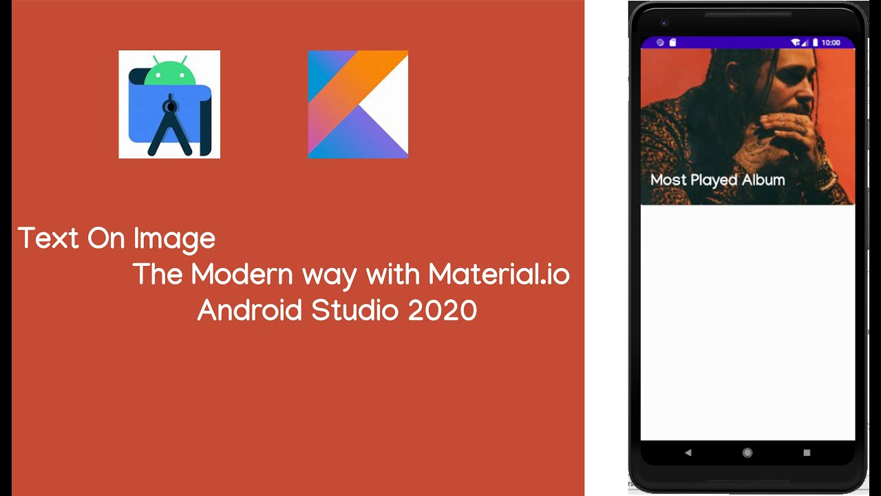 Text On Imageview Android Studio 2020.The Modern Way