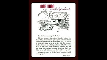 Mùa Xuân xinh đẹp đã về - SGK Tiếng Việt năm 2000