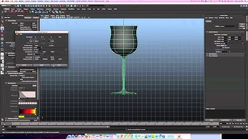 NURBS wine glass - Revolve Surface