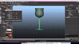 NURBS wine glass - Revolve Surface