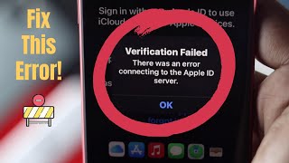 Fixed: Apple ID Verification FAILED There Was An Error Connecting to The Apple ID Server!