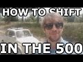 How to Double Clutch and Heel and Toe on a Constant Mesh Gearbox - How to drive a Classic Fiat 500