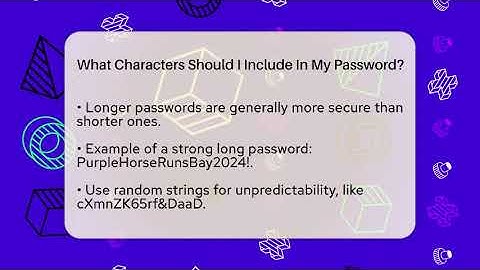 What Characters Should I Include In My Password? - Everyday-Networking