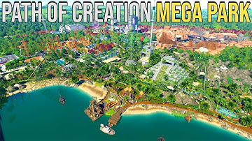 INSANE Mega Park with 5 Sprawling Themes & 11 Roller Coasters!