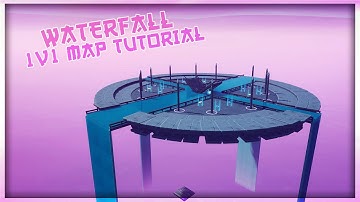 *NEW* Floating Waterfall 1V1 Fortnite Creative Map Tutorial (Fast & Easy Guide) #RoseXmas