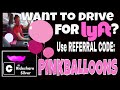 Lyft Driver Referral Code-PINKBALLOONS-Best BONUS