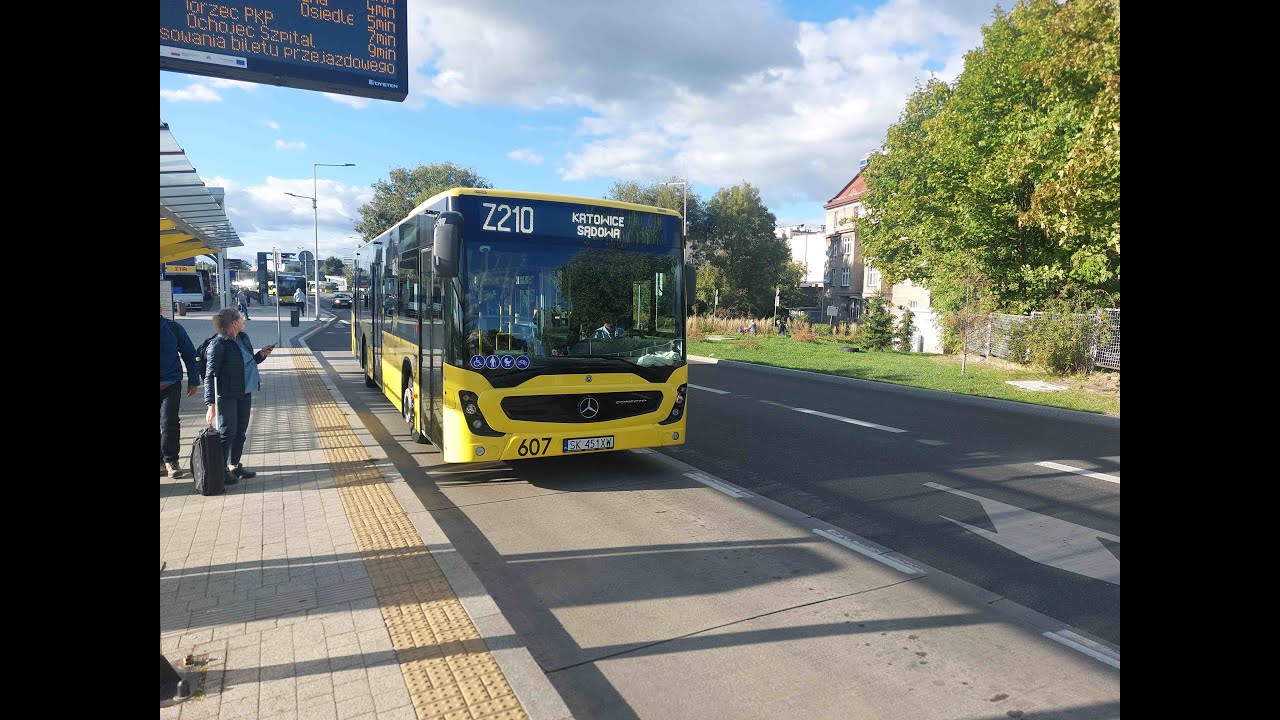 ZTM Katowice (Transgór) @ Mercedes-Benz Conecto LF #605, Linia Z210
