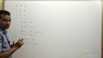 Cryptarithmetic Question: XZY + XYZ = YZX