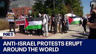 Fiery anti-Israel protests erupt around the world, US cities on alert