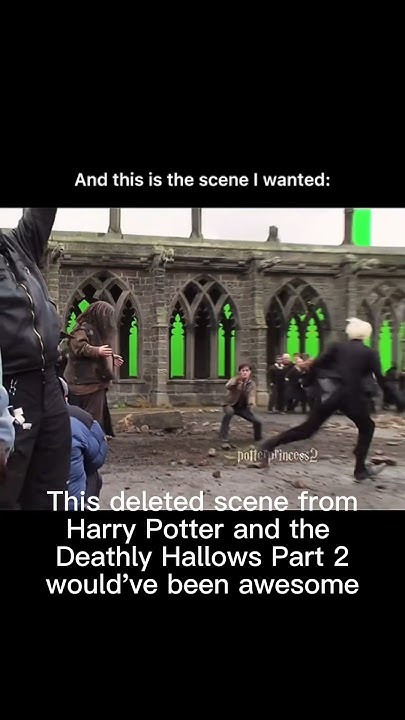 Deleted Scene Draco Throws Wand To Harry Deleted Scene Draco Malfoy in Harry Potter and the Deathly Hallows Pt 2