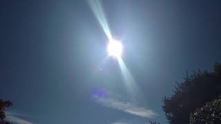 Eclipse caught in the lens reflection - 8/21/17