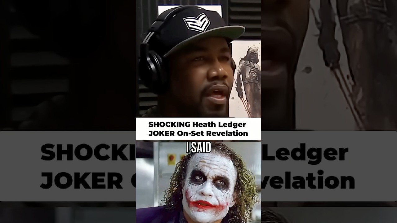 MICHAEL JAI WHITE on Heath Ledger JOKER SHOCKING on-set revelation. #Batman #Joker #heathledger