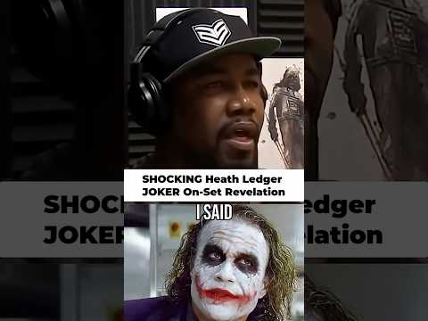 MICHAEL JAI WHITE on Heath Ledger JOKER SHOCKING on-set revelation. #Batman #Joker #heathledger