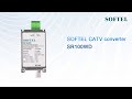 Ftth passive optical receiver node catv converter  sr100wd  hangzhou softel optic