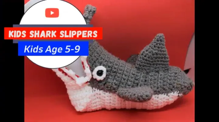 Shark Slippers - Kids Ages 5-9