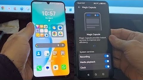How to use dynamic island honor X5c Plus | How to use magic capsule in honor X5c Plus