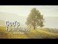 Gods faithfulness