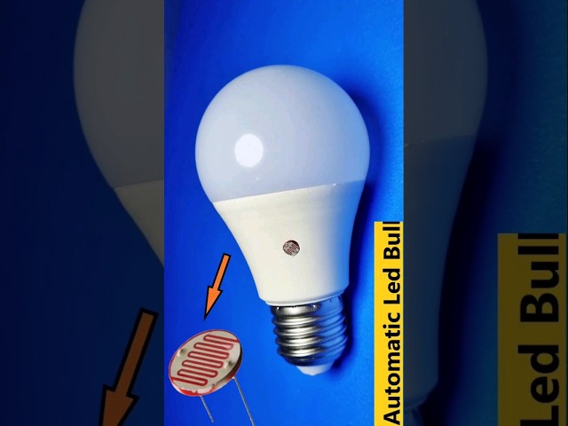 How to make Automatic LED bulb at home DIY project  #shorts #zaferyildiz #short #electronics #viral class=