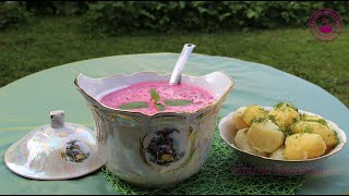 Холодник/ Холодник на кефире/ Холодник из свеклы/ Холодный борщ/ Свекольник/ Russian Soup/ Кholodnik