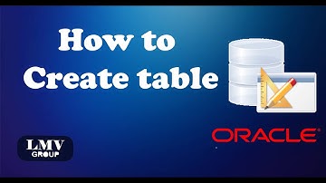 create table oracle-apex