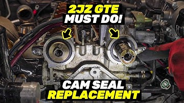 How to change cam seals 2JZ GTE - Quick and Easy!