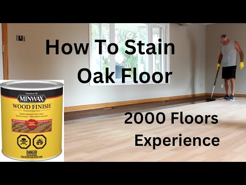 How To Stain Oak Floor. Over 1000 Floors Experience Pro Talks Prep & Process. Special Walnut Stain.